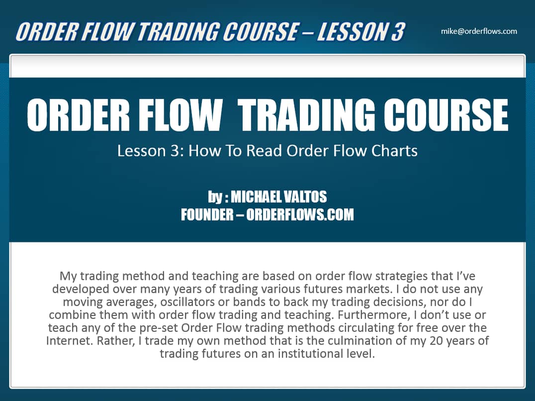 Order Flow Trading Course - Lesson 3 How To Read Order Flow Charts on Vimeo