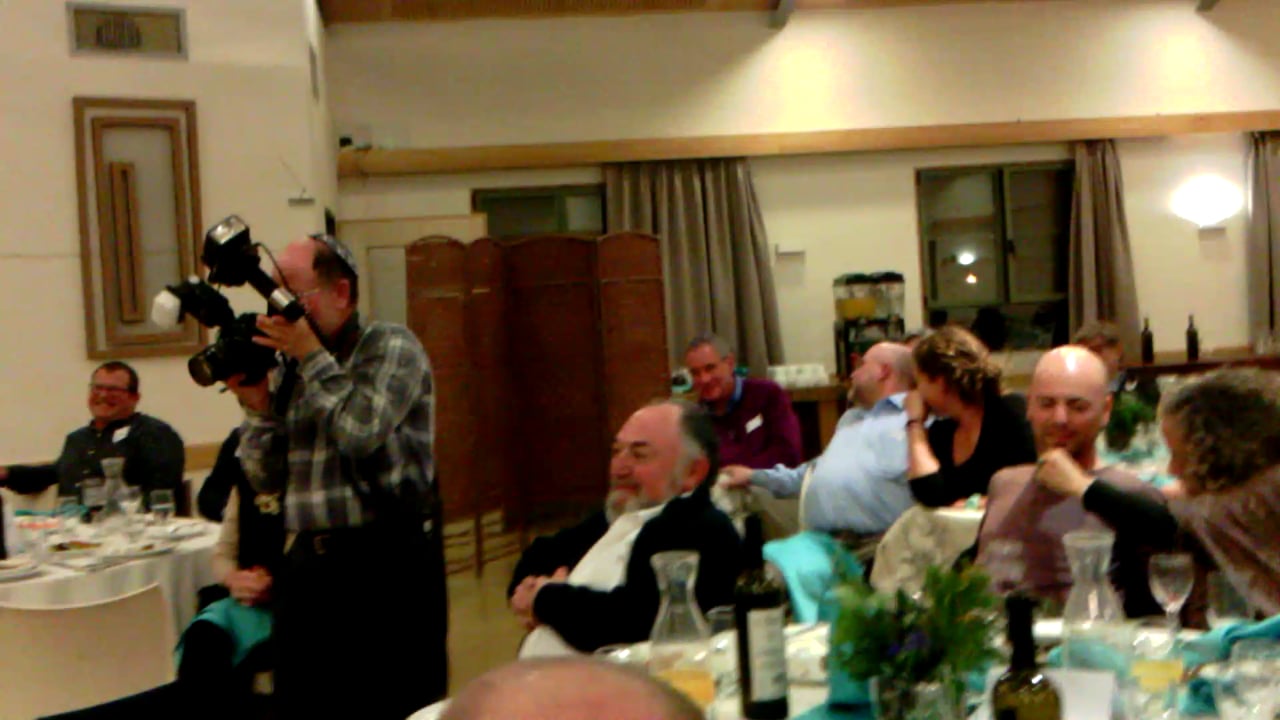 Rabbi Jacobs at Baruch Retirement Dinner