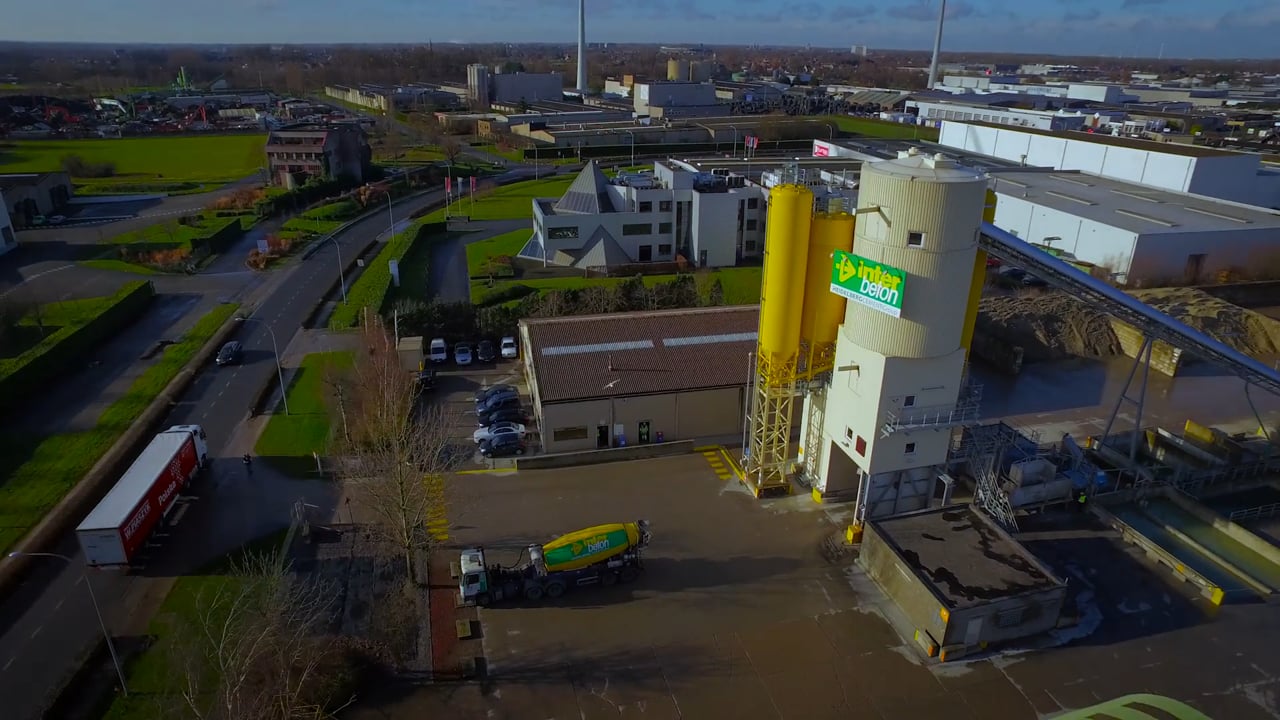 Réalisation d'un film d'entreprise pour une cimenterie à Dendermonde, Belgique