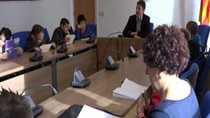 Els alumnes de 3er de l'Empúries visiten l'ajuntament