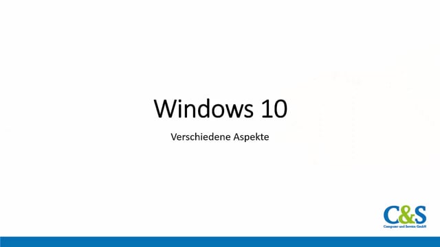 Umstieg auf Windows 10 - Aspekte und Hintergründe