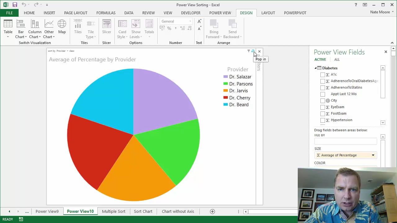 Excel Video 497 Power View Charts Part 1