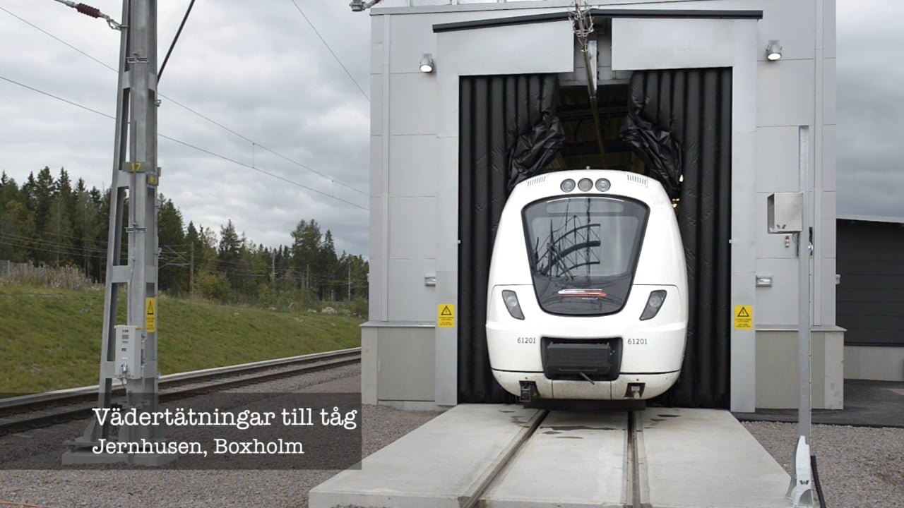 Vädertätning till tåg, Boxholm / Weather seals for trains, the Boxholm model on Vimeo