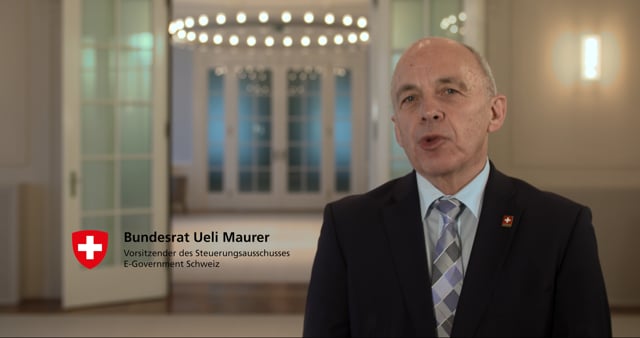 «Bundesrat Ueli Maurer» Videostatement für Website