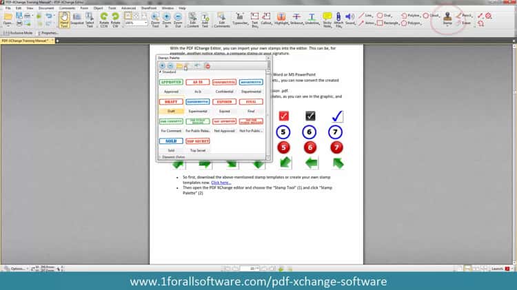 PDF-XChange Editor - How to create your own Stamp on Vimeo