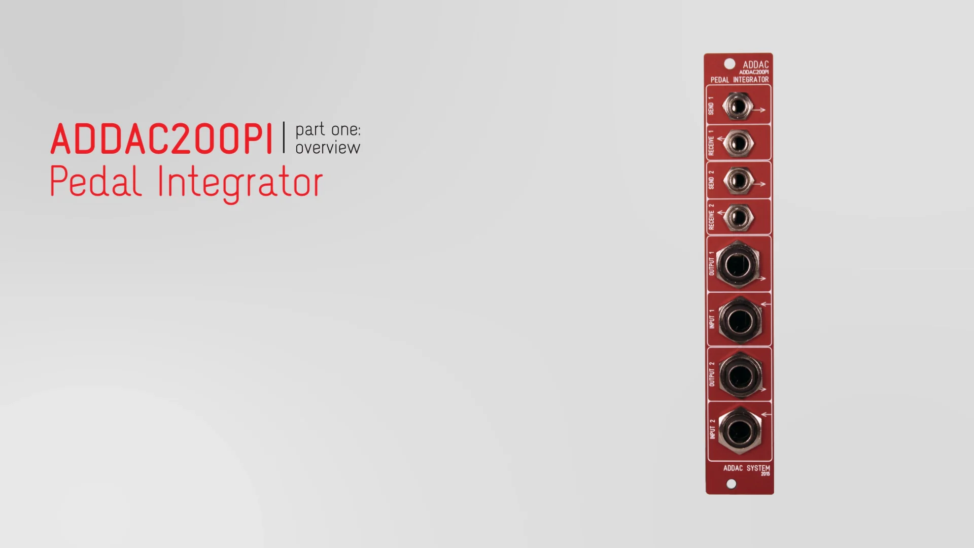 ADDAC200PI Pedal Integrator – Full DIY Kit – Thonk – DIY ADDAC200PI Pedal Integrator – Full DIY Kit – Thonk – DIY