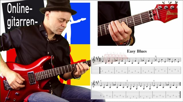 Viertelnoten und Tabulatur