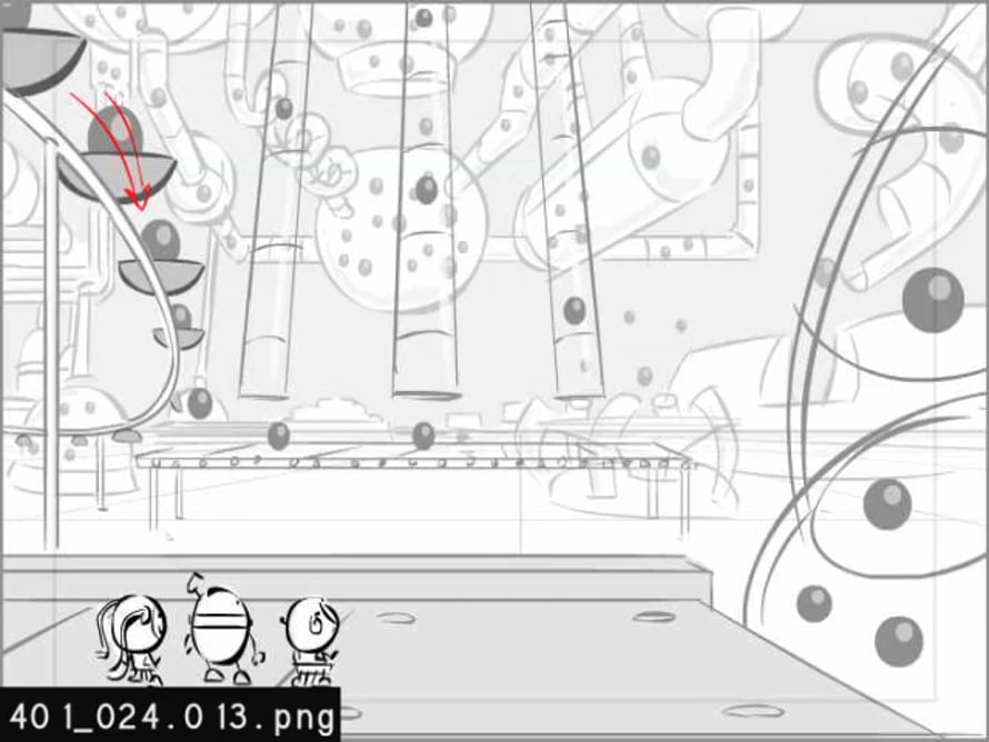 Charlotte　STORYBADRD Episode1 Storyboard and Animatic Ver 1 - Charlotte Andrews - Medium