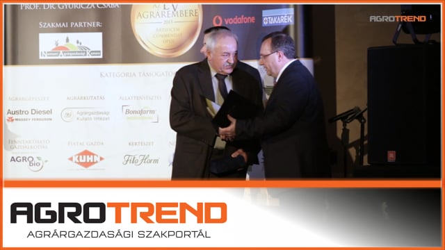 Az Év Agrárembere 2015 - Kustra Mihály - Agrárgépészet kategória győztese
