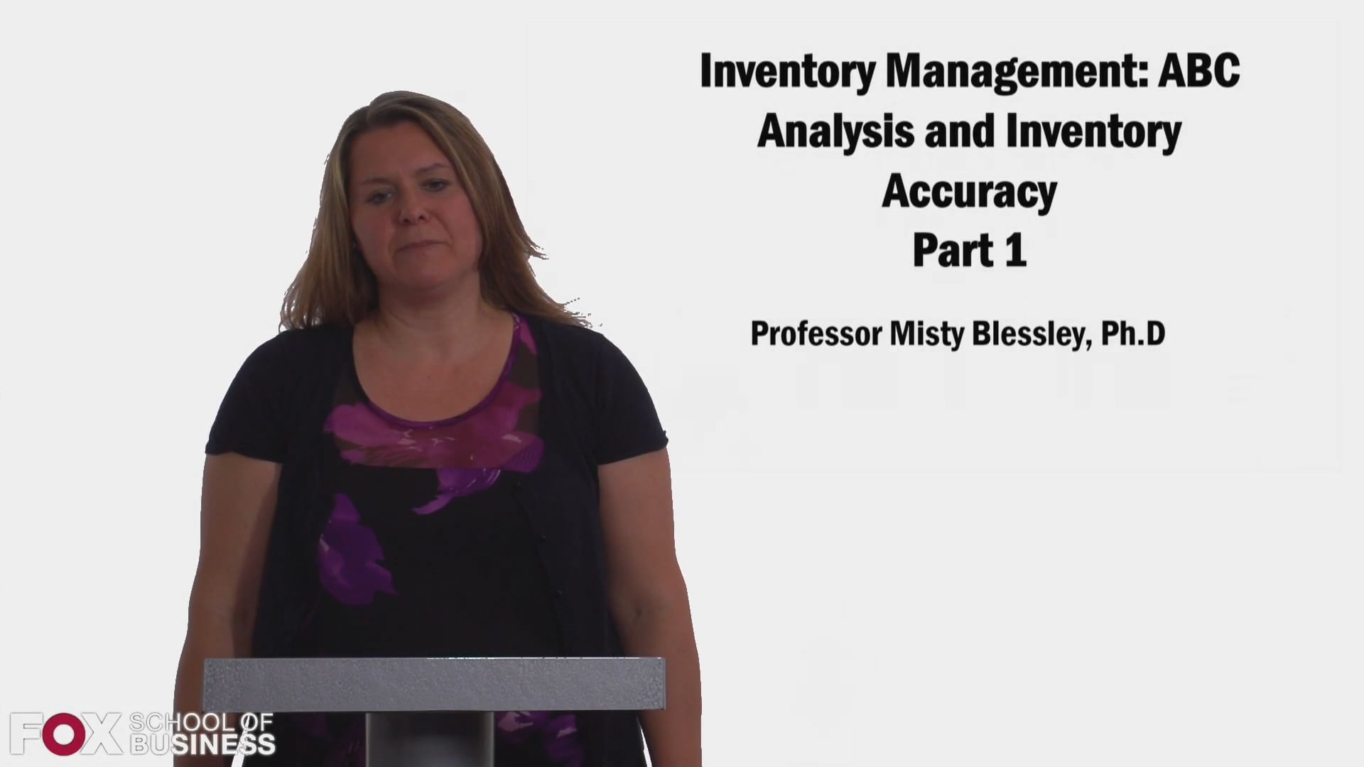 Inventory Management: ABC Analysis and Inventory Accuracy Part 1