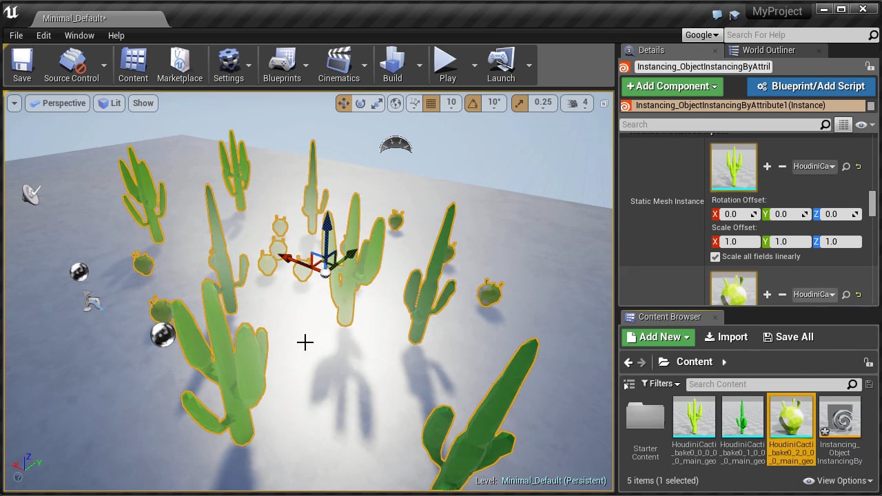 Object Instance Variations and Replacements | UE4 on Vimeo