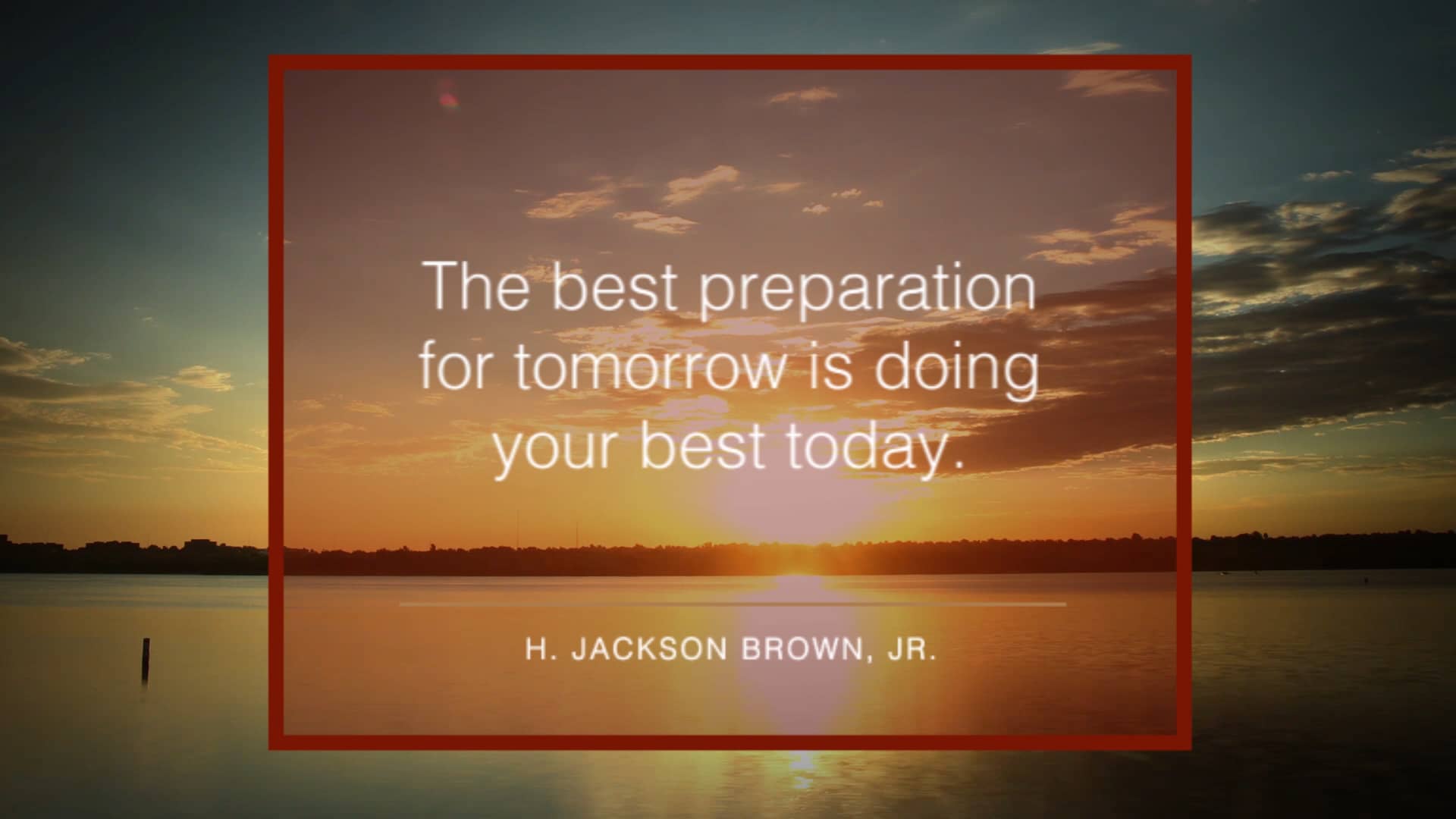 Best Preparation - H. Jackson Brown, Jr. on Vimeo