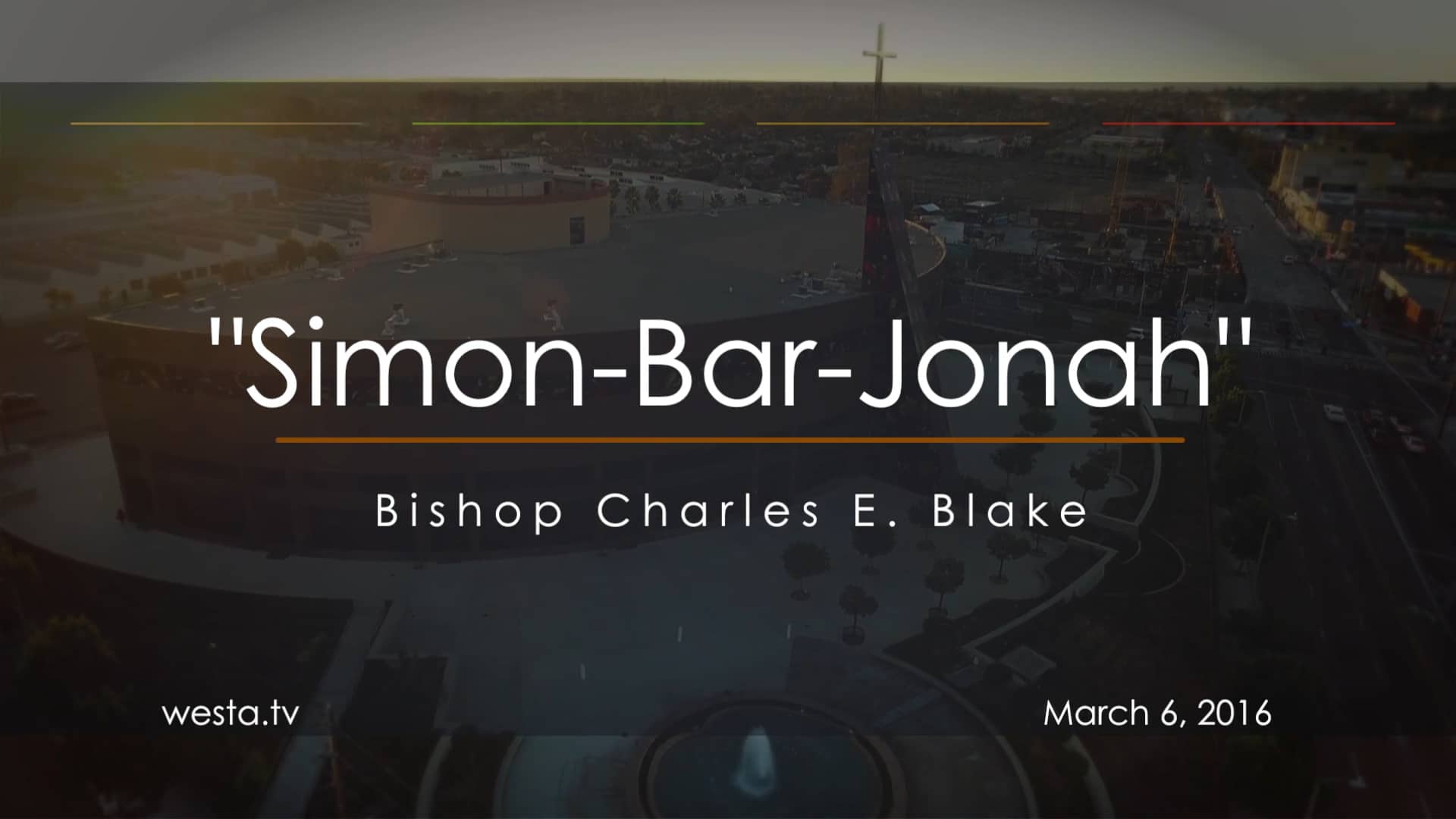 "Simon Bar Jonah" Charles E. Blake on Vimeo