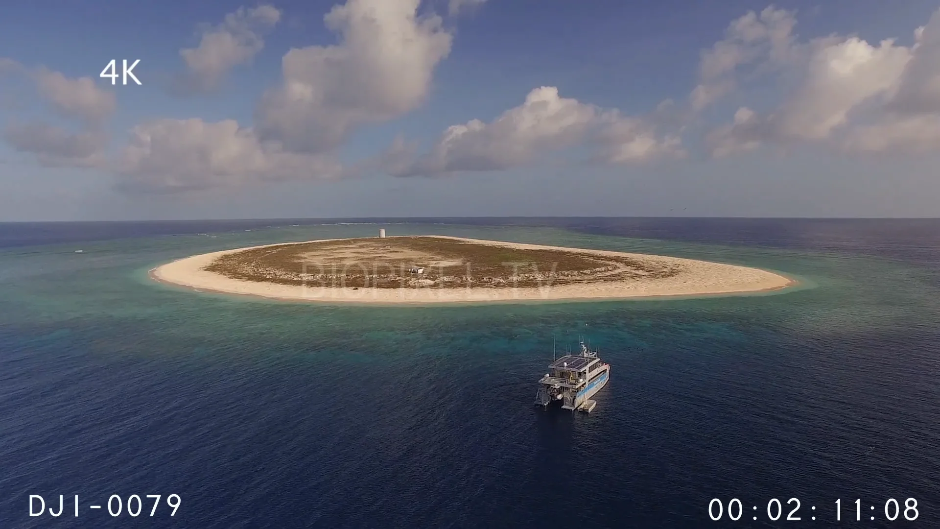 4K Raine Island - Aerial - Reef Ranger Parks patrol boat 4K on Vimeo