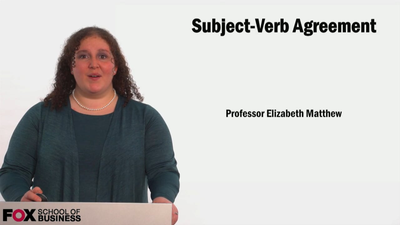 Login to view Subject/Verb Agreement