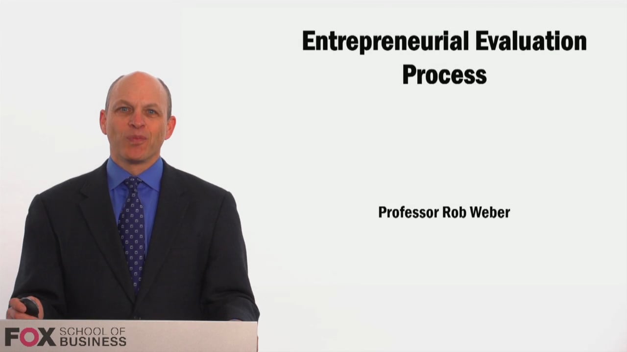 Entrepreneurial Evaluation Process