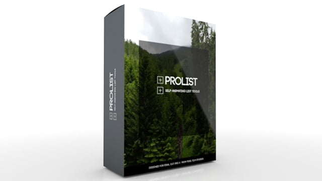 Pixel Film Studios released ProList for Final Cut Pro X