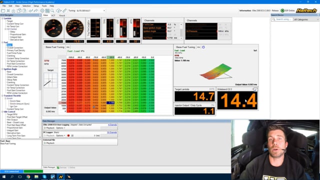 071 | Injection Time vs Volumetric Efficiency Fuel Models - Haltech Elite 2500