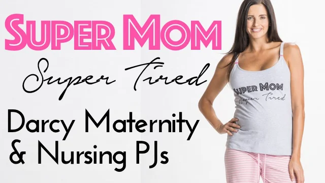 Darcy Super Mom Maternity & Nursing Pajama Set – Mums and Bumps