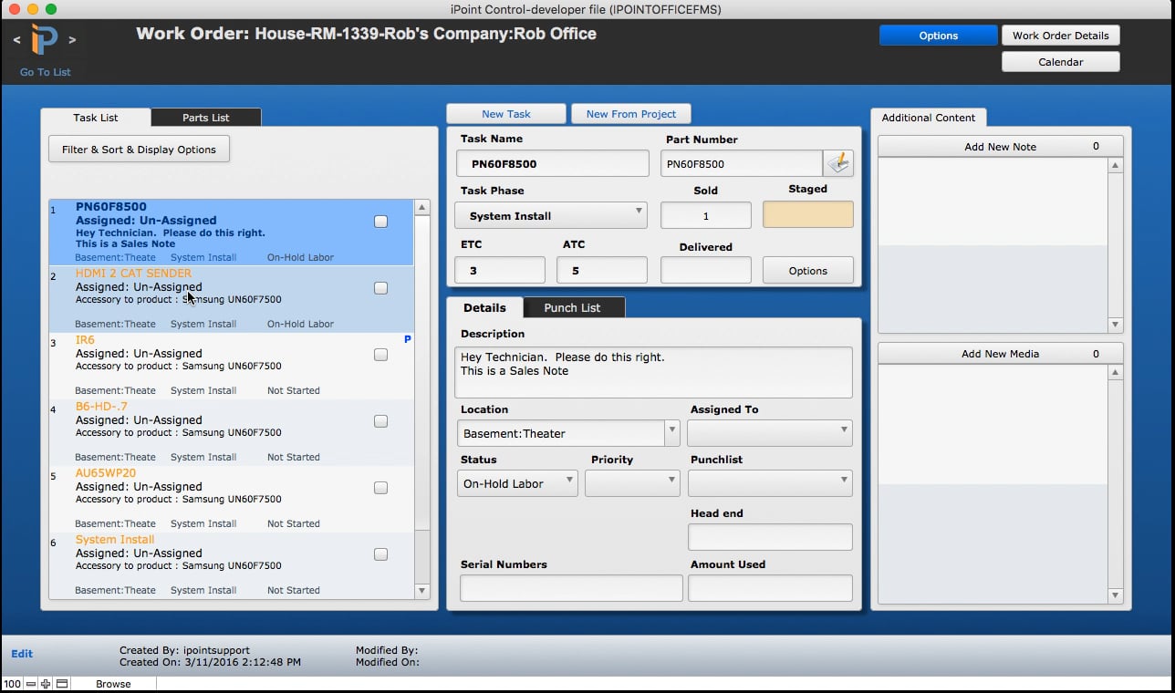 _WO Tasks - Task Details on Vimeo