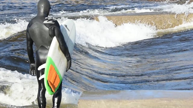 Conway Bixby River Surfing the Bend Whitewater Park from Paul Clark