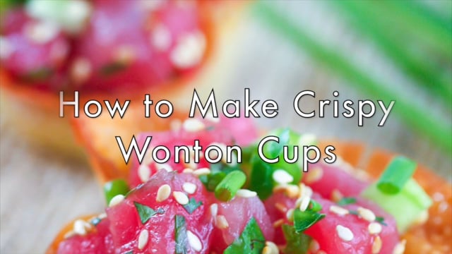 How to Make Crispy Wonton Cups