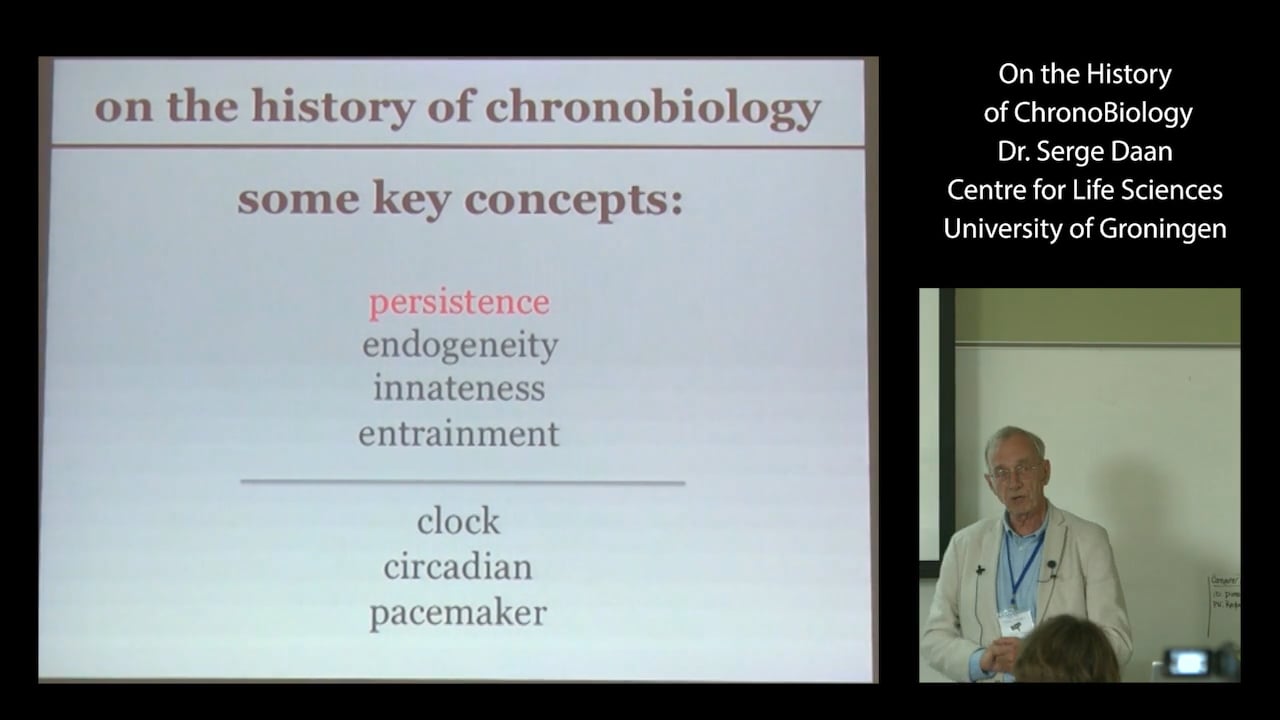 Dr. Serge Daan: On The History Of ChronoBiology On Vimeo