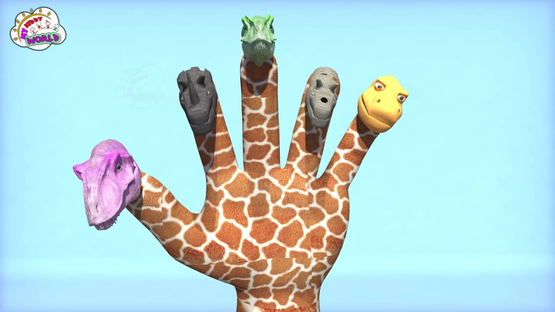 Finger Family Crazy Dinosaur Family Nursery Rhyme - Funny Finger Family ...