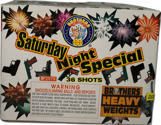 SATURDAY NIGHT SPECIAL 36 SHOTS - 500 Gram Aerial Repeaters