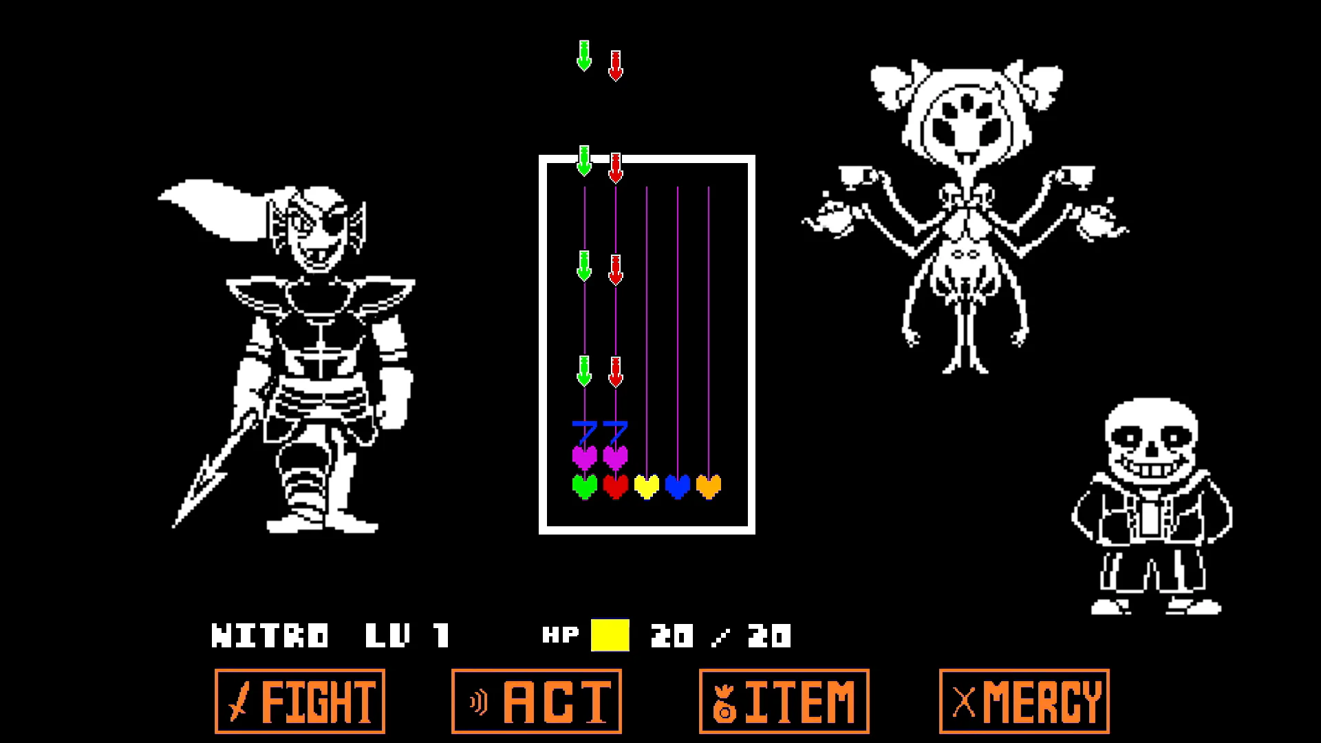 Undertale Hard Mode: Undyne and Muffet Boss Battle on Vimeo
