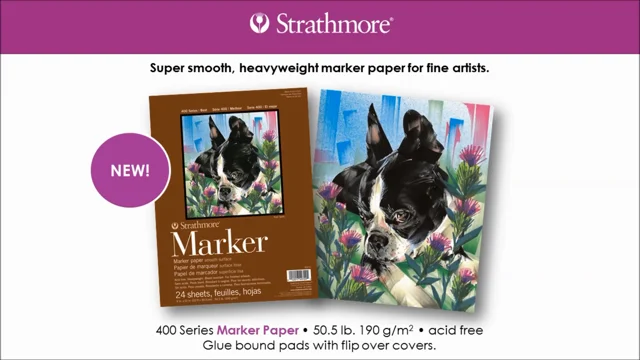 Strathmore 400 Series Marker Pad 18x24 15 Sheet - Wet Paint Artists'  Materials and Framing