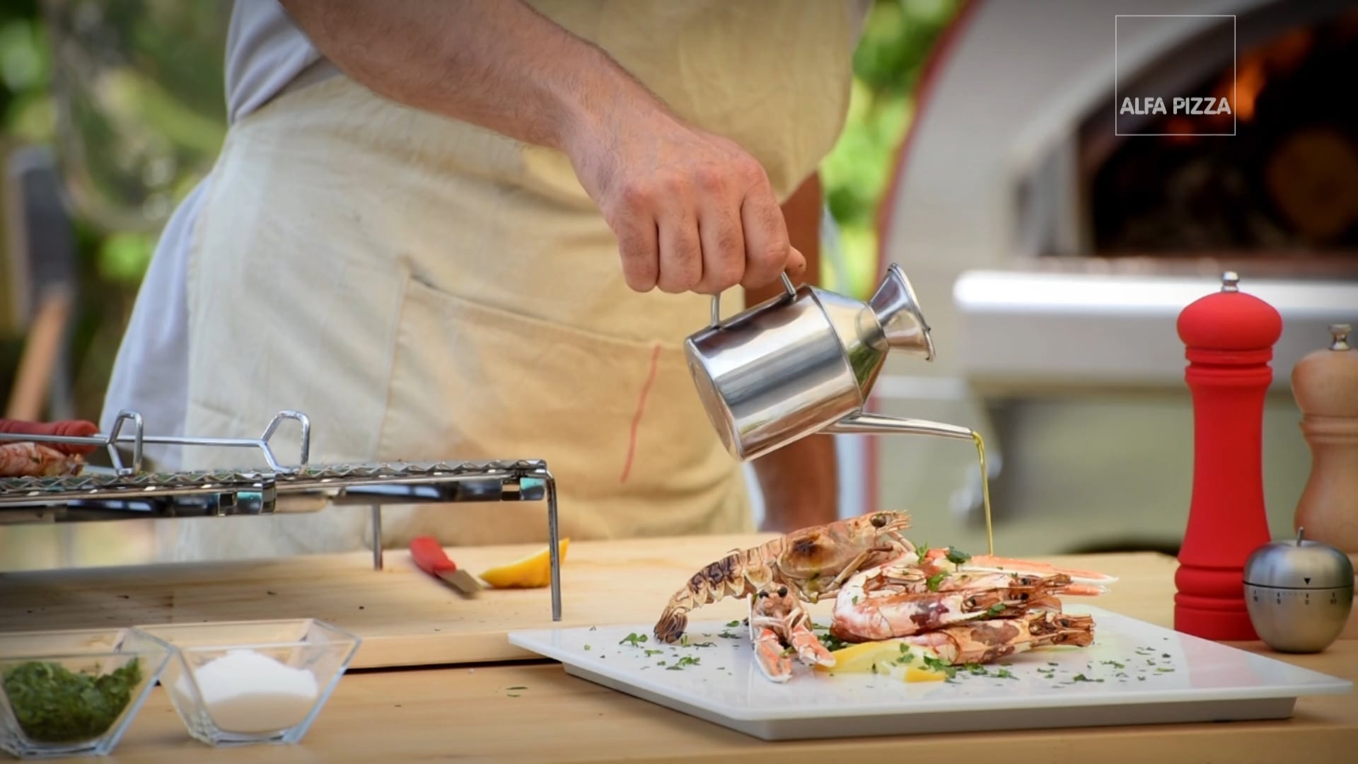 Alfa Pizza ovens complete your outdoor kitchen!