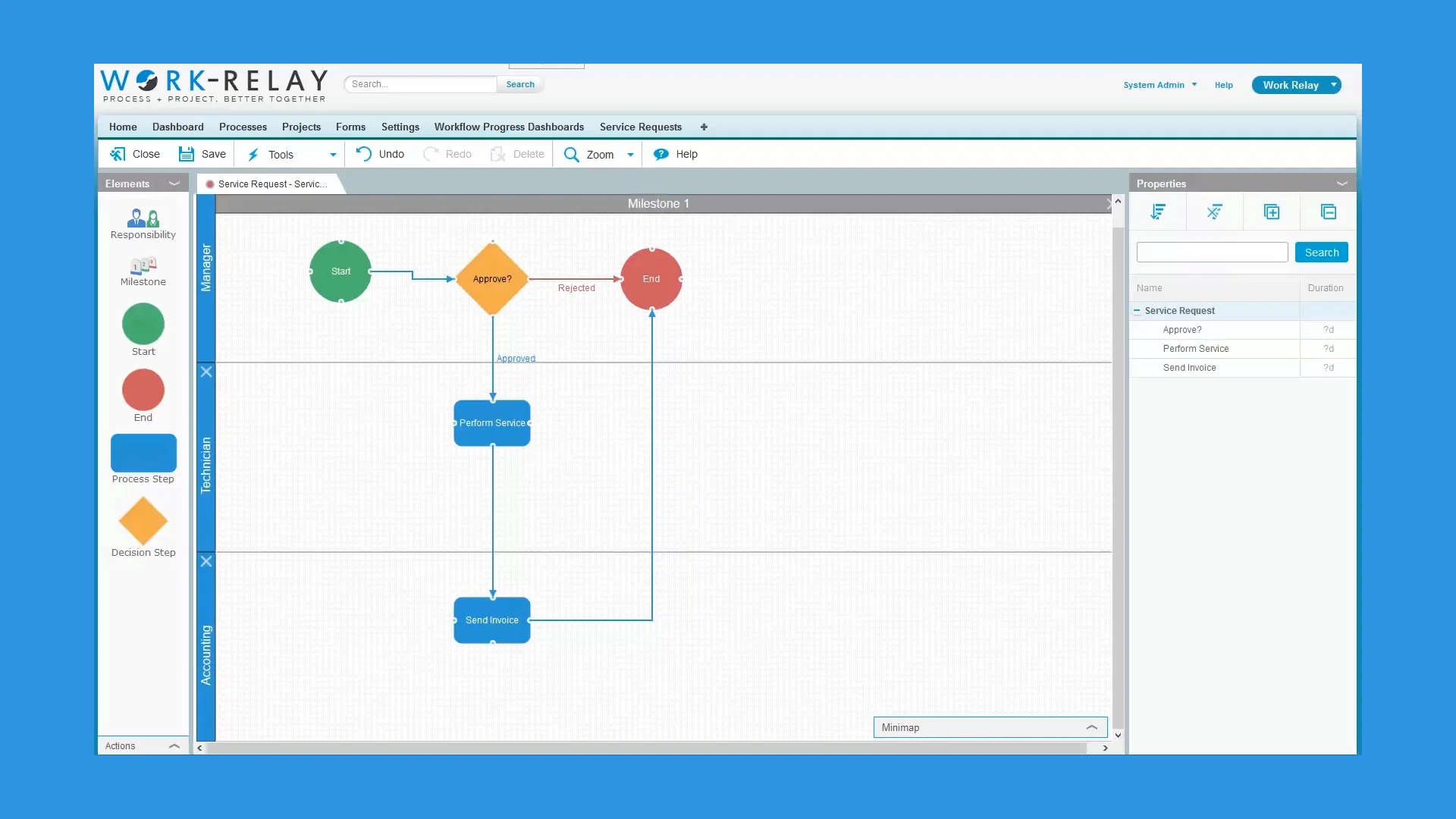 Build a simple process in Work-Relay on Vimeo
