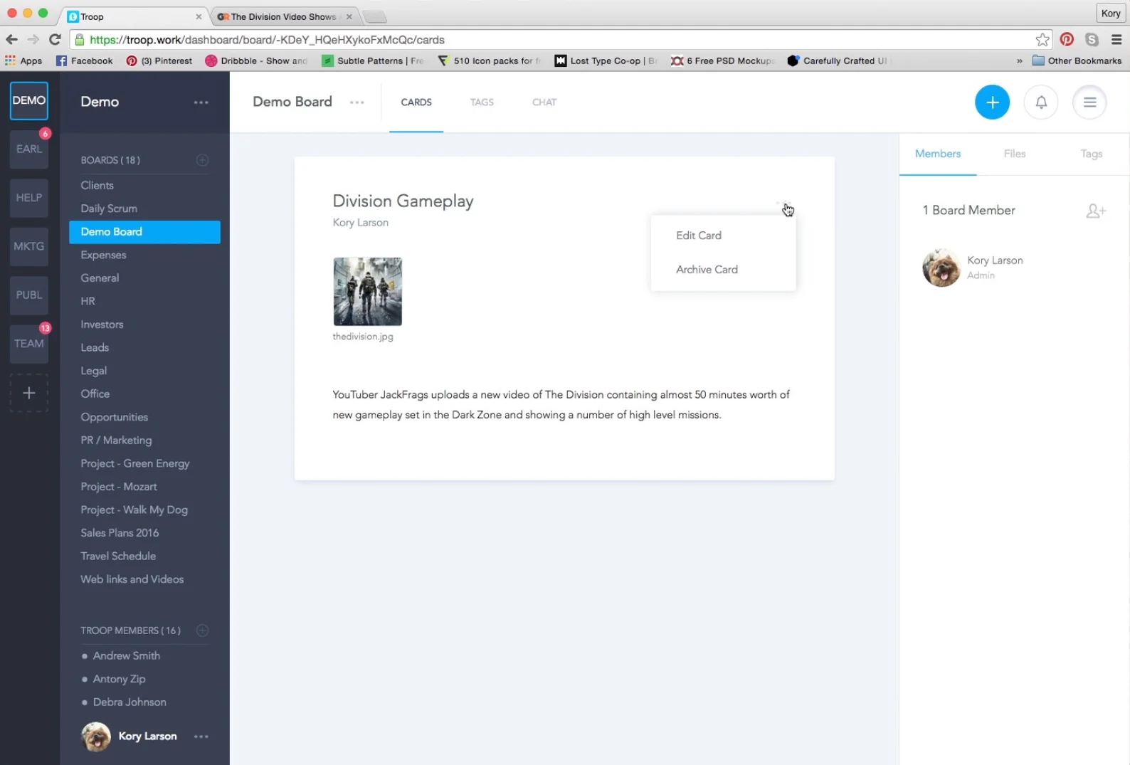 Create Cards on Vimeo