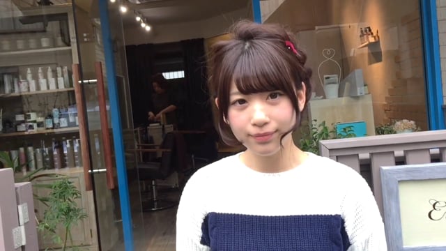 paietメンバーの編み込みねじりくるりんぱアレンジ