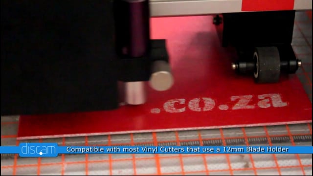 Discam Video: 1KG Pressure AM.CO.ZA V-Smart Vinyl Cutter Engrave Aluminum Plate