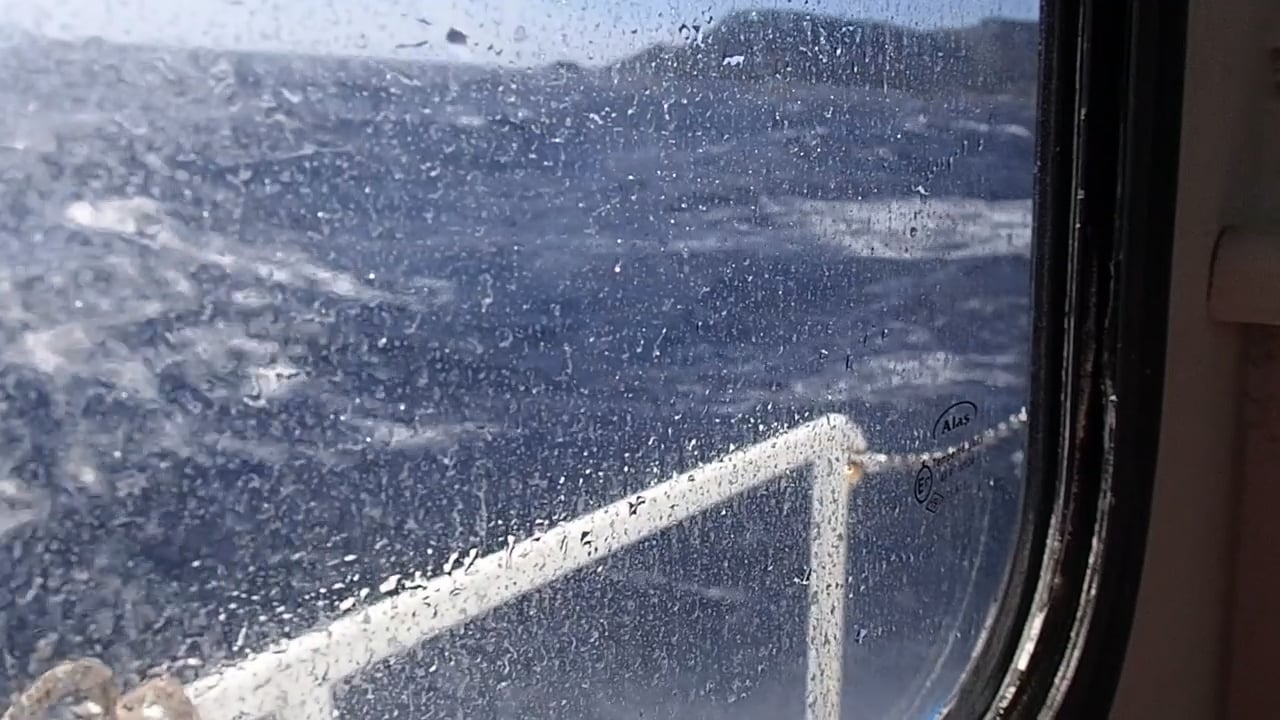 Rough Ferry Ride to Kastellorizo March 2016