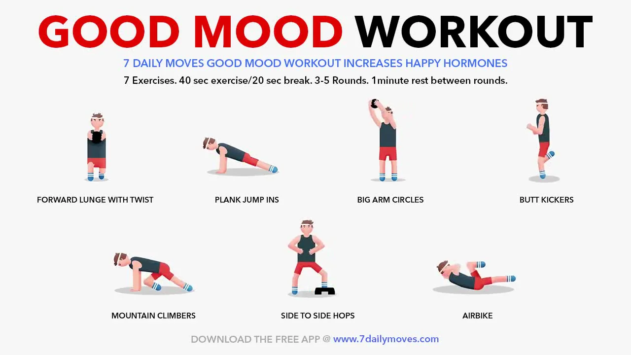Mood-lifting exercises