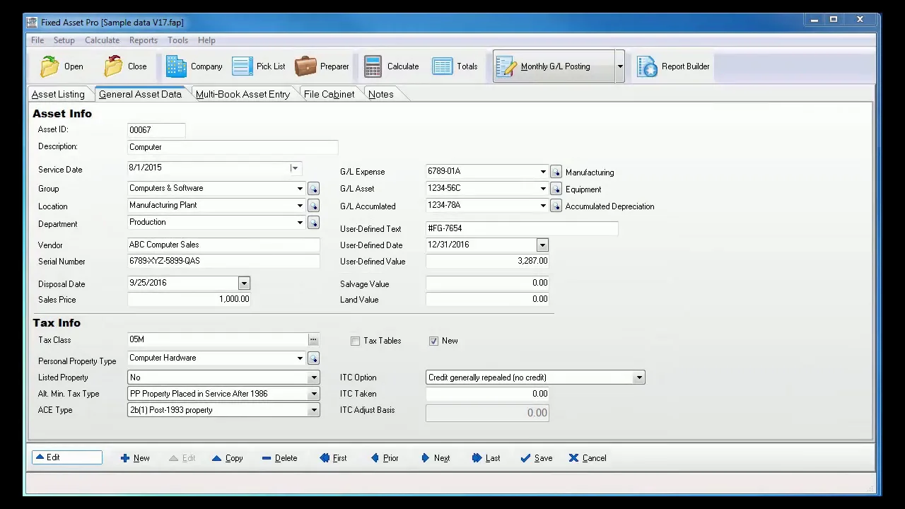 Fixed Asset Pro Product Tour on Vimeo