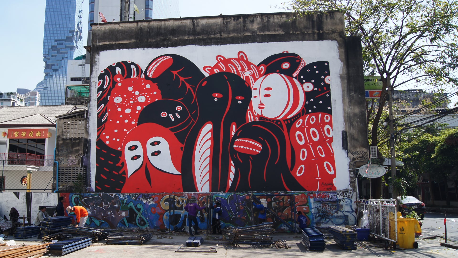 Mural @ Bukruk Urban Art Festival, Bangkok, Thailand