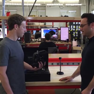 Mark Zuckerberg LIVE - Shipping Oculus Rift HD on Vimeo