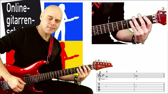 Noten auf der g-Saite