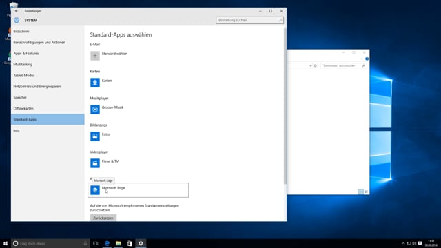 Windows 10 Standard Browser