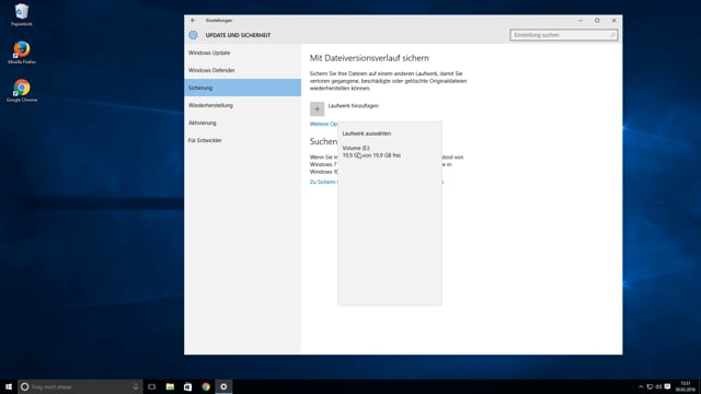 Windows 10 Sicherung