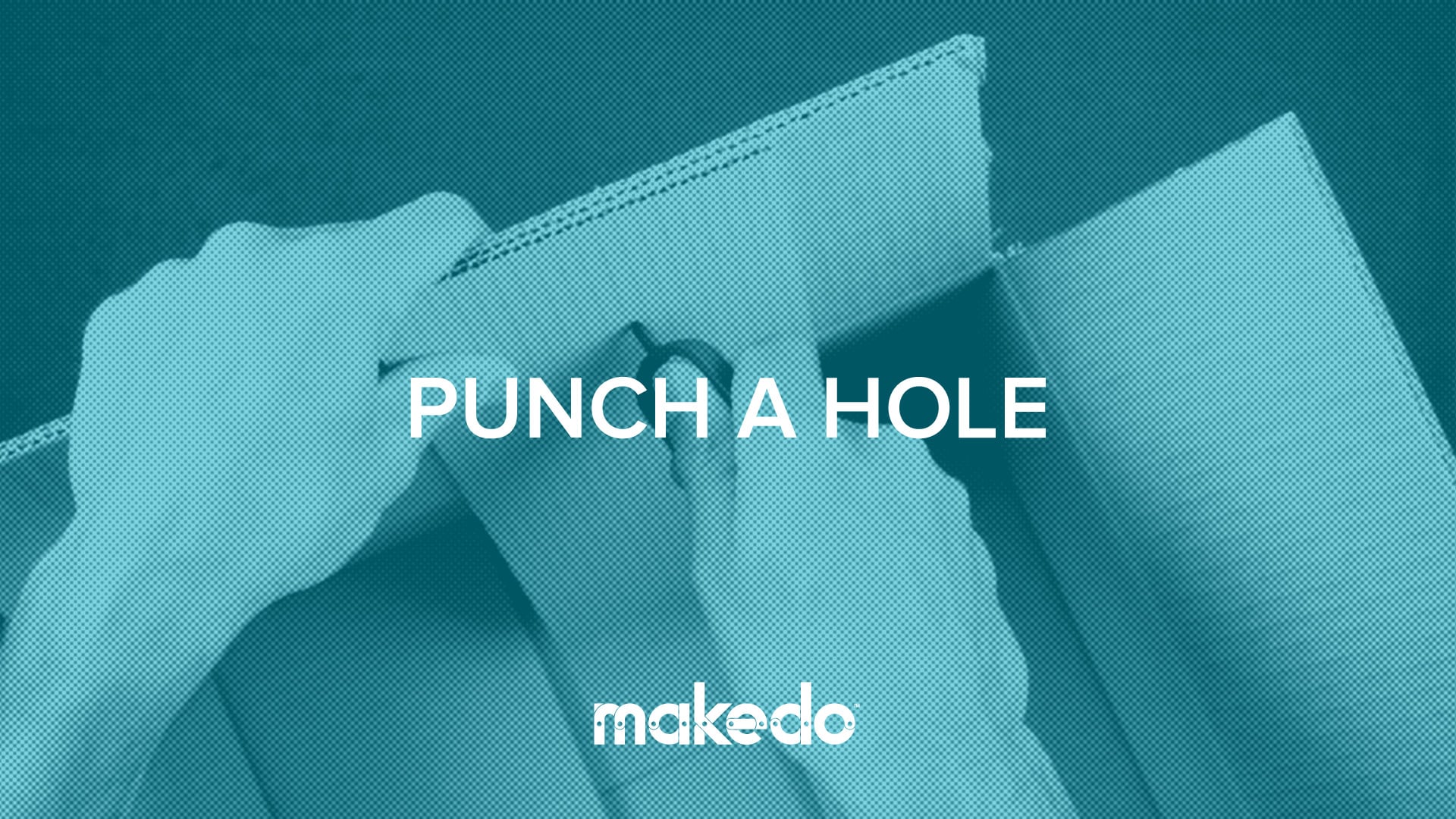 How To Punch a Hole in Cardboard on Vimeo