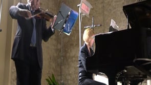 Un concert de violí i piano obre els clàssics d'aquest any.