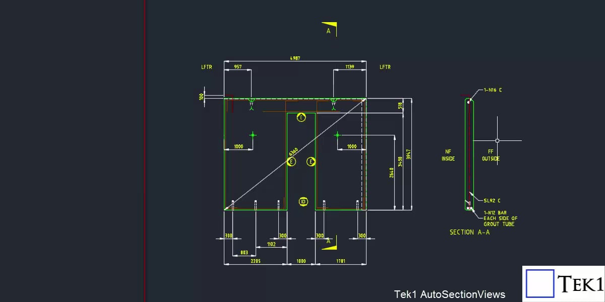 Tek1 Tools - Auto Section View (BK) on Vimeo