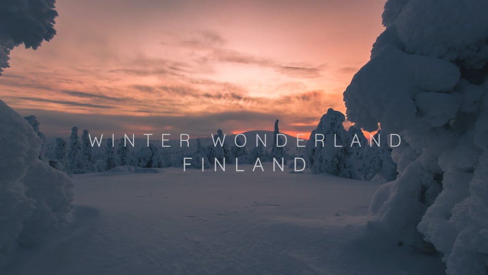 País das Maravilhas do Inverno - Finlândia | Lapso de tempo 4K