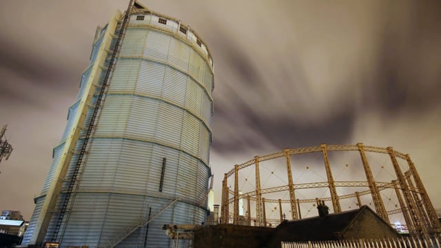 Battersea Gasholders Demolition - Long term and regular time-lapse