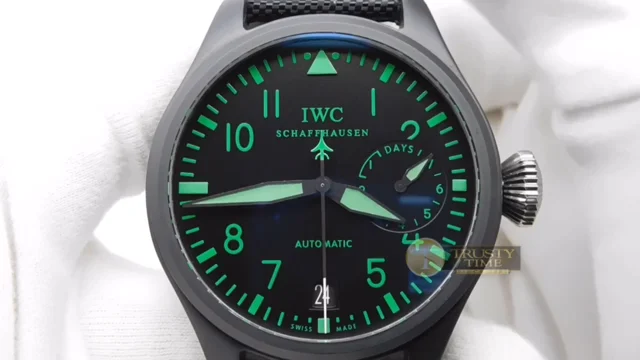IWC0208B Big Pilot 5019 Boutique CER NY Blk Green Asian 23J